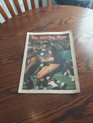 November 2,  1968 - The Sporting News - Sonny Jurgensen Of The Washington Redskins