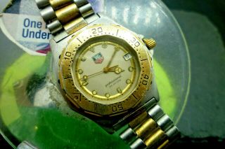 Mens 34mm Tag Heuer Professional 200m 934.  213 Eta 7j Ss 9 " Wrist Watch