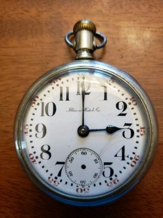 1897 Railroad Grade Illinois Pocket Watch Private Label Jacobson&son Not