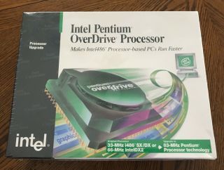Intel Pentium Overdrive Processor Upgrade,  Vintage 1996,  Factory
