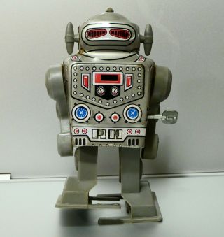 Wind Up Vintage Walking Toy Robot