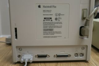 Apple Mac Macintosh Plus M0001A,  A9M0303 Printer,  Mac Tote and printer cases 2