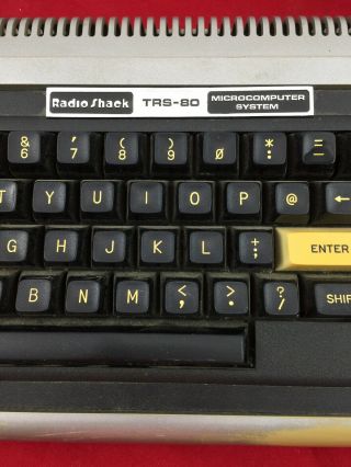 Vintage Radio Shack TRS - 80 Micro Computer Keyboard This Does Not Work 2