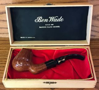Rare Unsmoked Vintage Ben Wade Nobel Prize 4000 Straight Grain Pipe