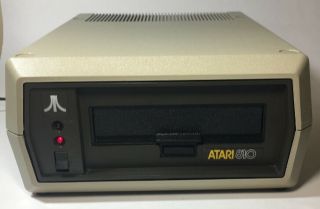 Atari 810 Disk Drive Bundle With Paperwork Power Supply Box 2 Joysticks