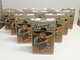 Rare Estate Find 10 Honest Tobacco Packs With Carton They Came In