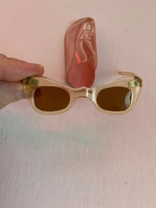 Vintage Terri Lee 1950’s Doll Sunglasses With Case Narked France 2