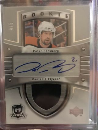Peter Forsberg Flyers 13 - 14 The Cup Hockey Auto 4/5