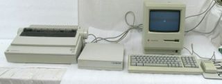 Apple Macintosh Plus 1mb M0001a Computer W/ Accessories