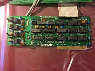 MOUNTAIN COMPUTER MUSIC SYSTEM audio synthesizer boards sound card APPLE II 1979 2