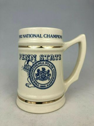 Penn State Nittany Lions 1982 National Champions Vintage Stein Mug 1982