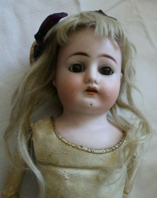Antique Ernst Heubach 15 Inch Doll,  Kid Body " Hch 7/0 H " Made In Germany Project