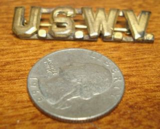 Vintage Uswv United Spanish War Veterans Pin