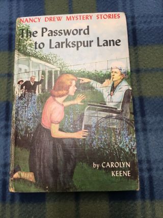 Vintage Nancy Drew Mystery 10 - The Password To Larkspur Lane,  Carolyn Keene