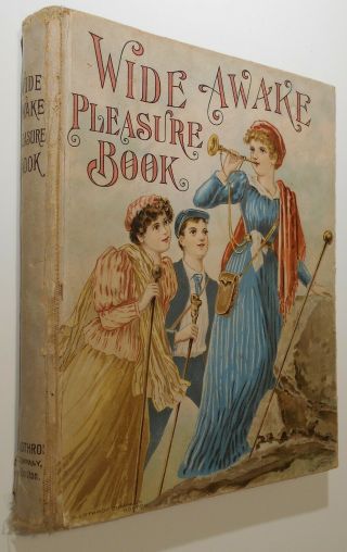 Wide Awake Pleasure Book Gems Of Literature And Art 1892 Illustrated