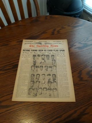 October 17,  1964 - The Sporting News - World Series Issue