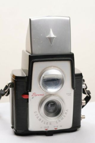 Vintage Kodak Brownie Starflex Outfit Camera W/ Box 3