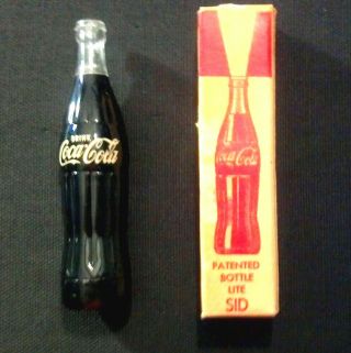 Vintage Miniature Coca Cola Flashlight From Mexico - Box (coca Cola Co)