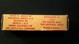 VINTAGE MINIATURE COCA COLA FLASHLIGHT FROM MEXICO - BOX (COCA COLA CO) 3