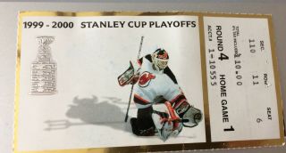1999 - 2000 Stanley Cup Finals Ticket Stub - Nj Devils Vs Dallas Stars