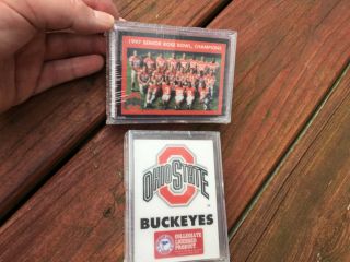 Rare Complete 1997 Ohio State Buckeyes Rose Bowl Football Team Set