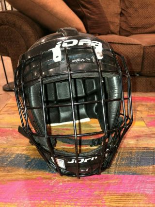 Jofa Vintage 390 Sr Hockey Helmet W/ Full Cage/mask 6 3/4 - 7 3/8 55 - 62 Senior