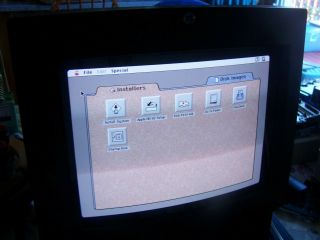 Macintosh TV Model M1580 with black kb,  mouse and remote,  4GB HD,  4mb ram 3