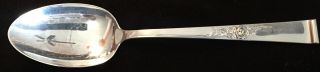Sterling Silver Flatware - Reed And Barton Classic Rose Serving Spoon