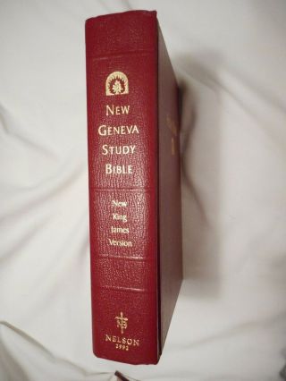 King James Geneva Study Bible - Red Cover
