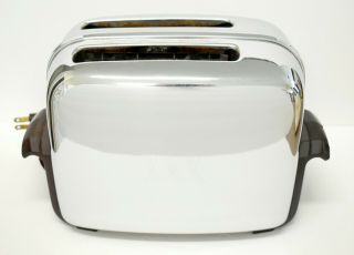 Vintage Toastmaster Usa Toaster Model 1b14 Bakelite Handles,  Cord Cover