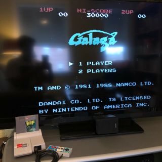Galaga: Demons Of Death - Nes Game - Vintage 1988 - And