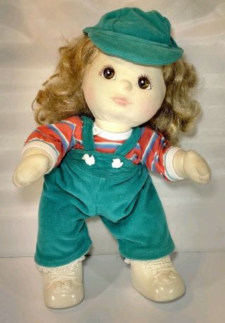 Vintage 1985 Mattel My Child Doll W/ Blonde Hair & Brown Eyes With Extra Outfit