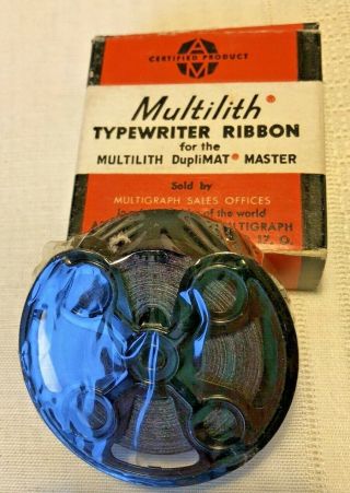 Vintage Multilith Typewriter Ribbon Silk,  Royal 10