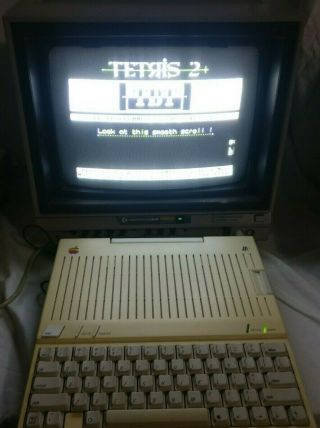 Vintage Apple IIc A2S4100 Computer,  Box,  Tetris II 2