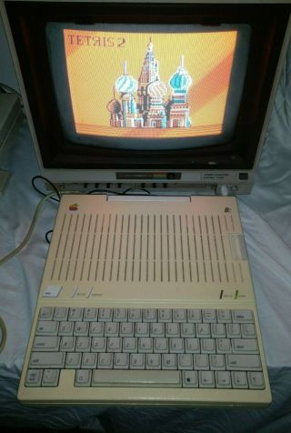 Vintage Apple IIc A2S4100 Computer,  Box,  Tetris II 3