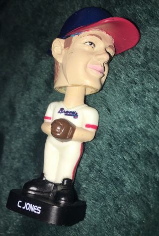 Vintage Mini Bobblehead 2002 C (Chipper) Jones Baseball Braves Post Cereal 2