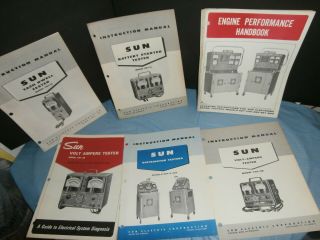 Vintage Sun Automotive Engine Electrical Testers 1960 