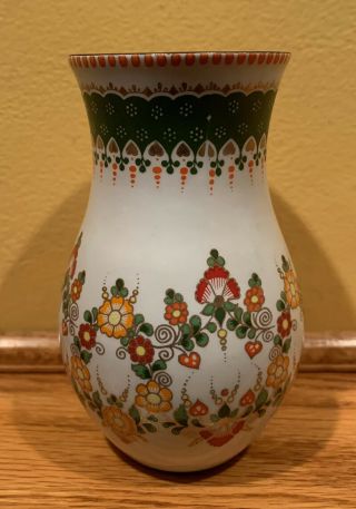 Email Studio Steinbock Austria Mini Floral Vase / Metal / Vintage