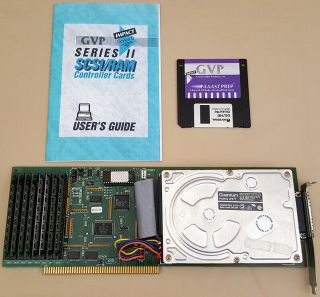 Gvp Hc,  8 Scsi Controller With 50mb Harddrive 8mb Ram For Amiga 2000 3000 4000