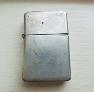 1947 Pat 2032695 Zippo Lighter Nickel Silver 14 Hole Insert 3 Barrel Very Rare