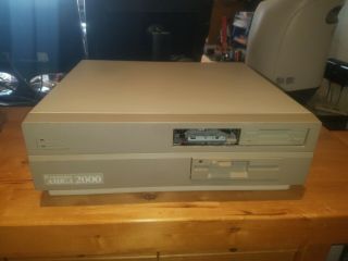 Amiga 2000 Computer With Floppy Drives And A2000 Pc Emulator Card