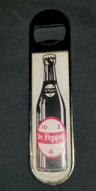 Vintage Dr.  Pepper Bottle Opener Magnetic Back