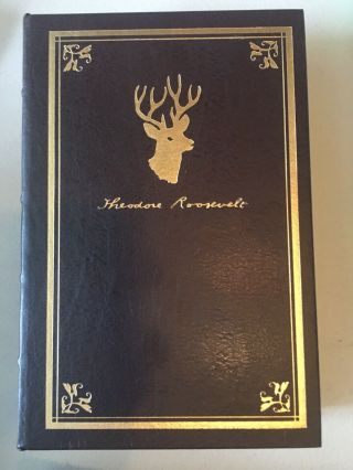 Outdoor Pastimes Of An American Hunter By Theodore Roosevelt 1999 Leather Bound
