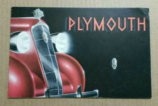 Plymouth Color Sales Brochure,  1935