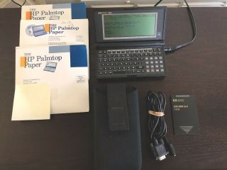 Hewlett Packard Hp 95lx Palmtop Pc Handheld Computer Ram Lotus 123