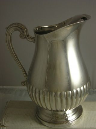 Quality Large Silver Plated Pitcher Very Useful And Unusual Item Christofle