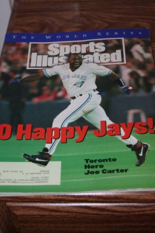 November 1,  1993 Joe Carter Toronto Blue Jays World Series Sports Illustrated