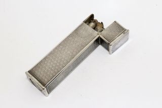 A Vintage Silver Plated Dunhill Cartier Licence Lighter A/f 15790