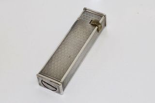 A Vintage Silver Plated Dunhill Cartier Licence Lighter A/F 15790 2