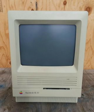 Vintage Apple Macintosh Se/30 Computer W/power Cord Model M5119